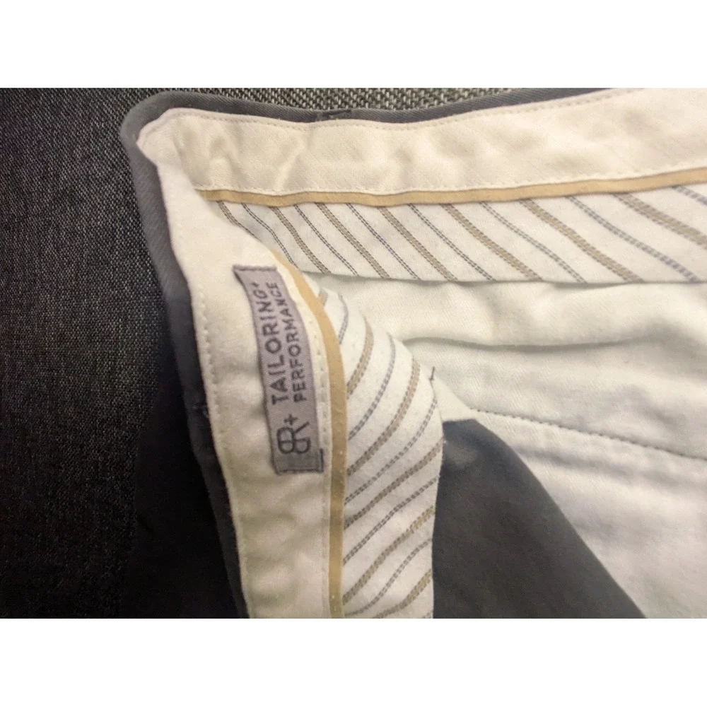 Banana Republic Pants Regular‎ Performance Gray Fulton Chinos Wear Mens 30x30